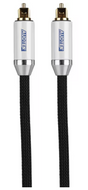 Audtek 50 ft. Premium Toslink Digital Optical Cable with Braided Nylon Jacket TekShack