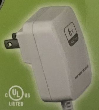 Enercell 6V/300mA AC-to-DC Adapter Non-Terminated TekShack