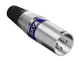 EBXYA XLR, 3 Pins Male Microphone Audio Cable Connector 1 Pack BLUE TekShack