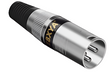 EBXYA XLR, 3 Pins Male Microphone Audio Cable Connector 1 Pack BLACK TekShack
