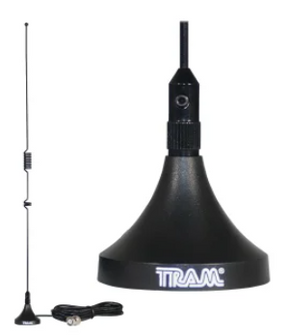 Tram® Scanner Mini-Magnet Antenna – VHF/UHF/800–1300MHz with BNC-Male Connector Tram