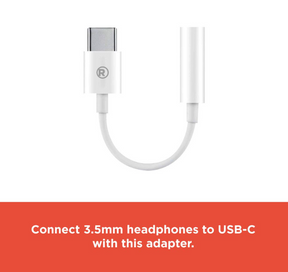 RadioShack Type-C to 3.5mm Adapter - 10.16cm 2605144 Radio Shack