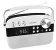 RadioShack AM/FM 2-Band Vintage Radio with Bluetooth Function and USB/TF ports White 1202267 Radio Shack
