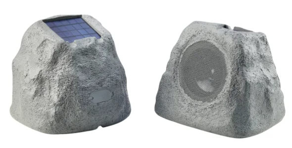 Solar Bluetooth Rock Speakers – 2 Pack TekShack