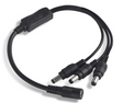 1-to-3 DC Power Splitter Cable – 5.5mm x 2.1mm TekShack