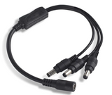 1-to-3 DC Power Splitter Cable – 5.5mm x 2.1mm TekShack
