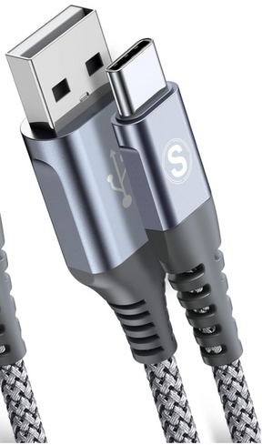 USB Type-C Charger Cable 10ft 3.1A Fast Charging & Sync TekShack