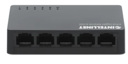 Intellinet® 5-Port Gigabit Ethernet Switch – Model 561747 TekShack