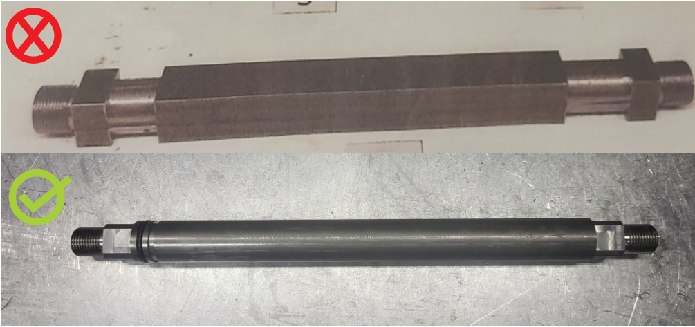 Bottom Swivel Block (Tiller) Gatortail