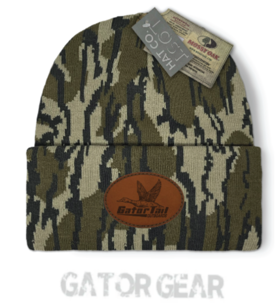 Lost Bottomland Leather Patch Beanie