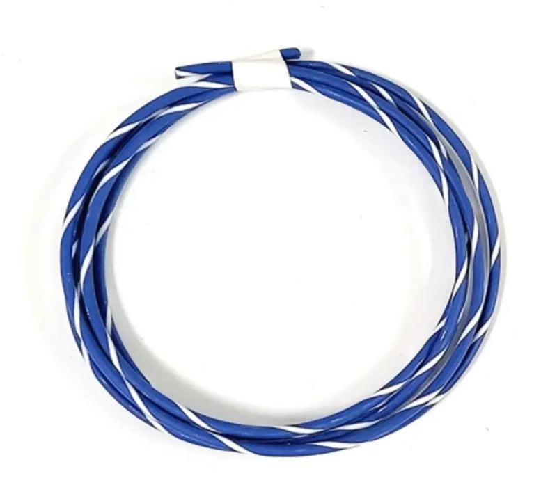 STRIPED GXL 14 AWG Automotive Wire Pure Copper Made in USA - CHOOSE YOUR COLOR - SOLD PER FT AC/DC WIRE AND SUPPLY