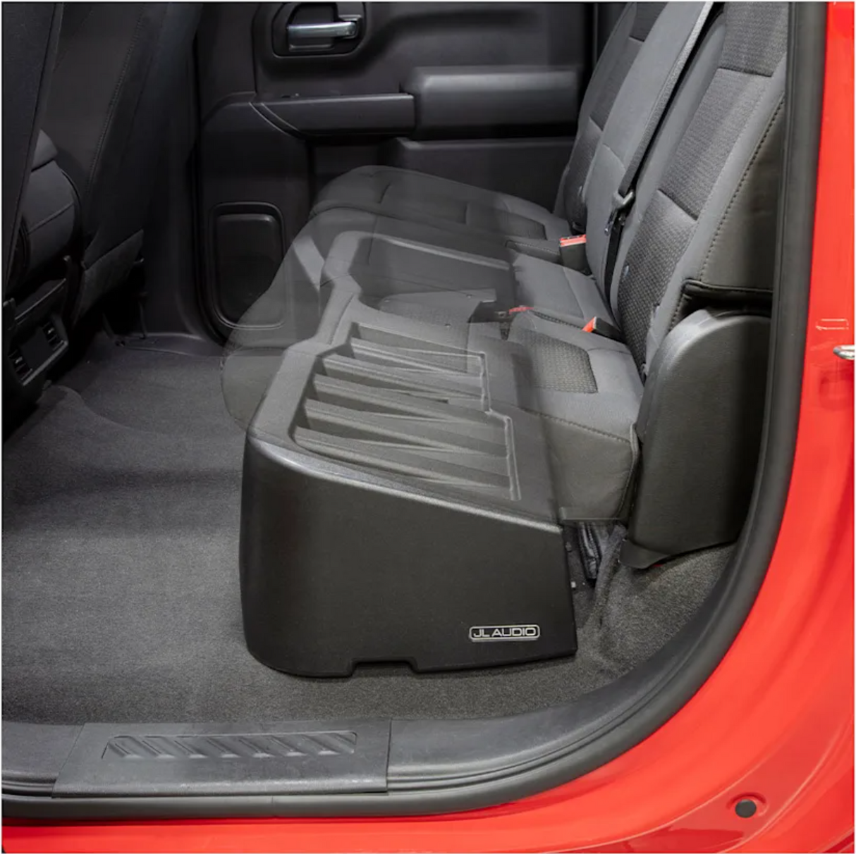JL Audio Stealthbox Subwoofer Enclosure for 2019-Up Chevrolet Silverado / GMC Sierra 1500 Crew Cab Trucks and 2020-Up 2500 / 3500 Crew Cab Trucks JL Audio