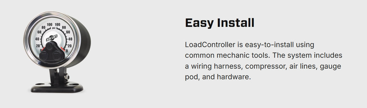 Air Lift Load Controller Single (Heavy Duty)