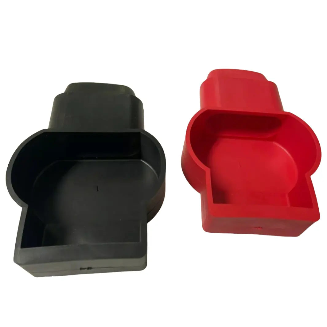 MILITARY STYLE Terminal Post Stud Boot Cover PAIR RED + BLK AC/DC WIRE AND SUPPLY