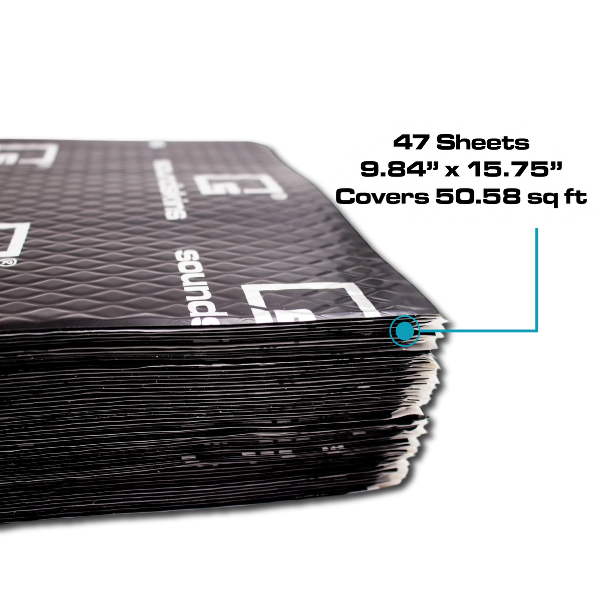 SoundSkins | ON BACK ORDER Classic LITE Sound Deadening Kit Double Layer Mat | SSK-CLASSICLITE | Pure Rubber Butyl & Diamond Embossed Foil SoundSkins Global