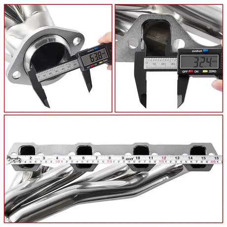 Shorty Exhaust Headers For 1979-1993 Mustang GT/LX/SVT 5.0L V8 Flashark