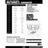 Sky High Car Audio BMX 8" 500W RMS Subwoofer DVC Sky High Car Audio