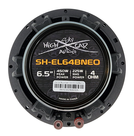 Sky High Car Audio SH-EL64BNEO 6.5" Neodymium Midrange Speaker (Single) Sky High Car Audio