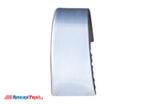 Single Axle Slant Back Fender, Available w/ Fender Pad