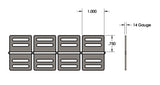 Slotted Zip Tie Tabs 8 Pack