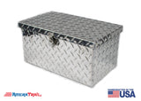 Mini Diamond Plate Toolbox, Pad Lock Latch - RDS