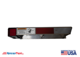 Classic Rear 22" / 28" STARBOARD Side / Right Side - I Beam Trailer Step, Secures Fender, Includes Non-Skid Reflective Tape, and Led Light-