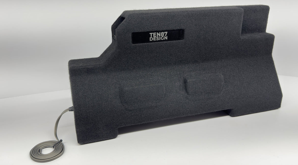 "Stealth V2" Driver Side Loaded Ford F-Series Truck Behind the Seat Sub Enclosure Only Ten87 Design