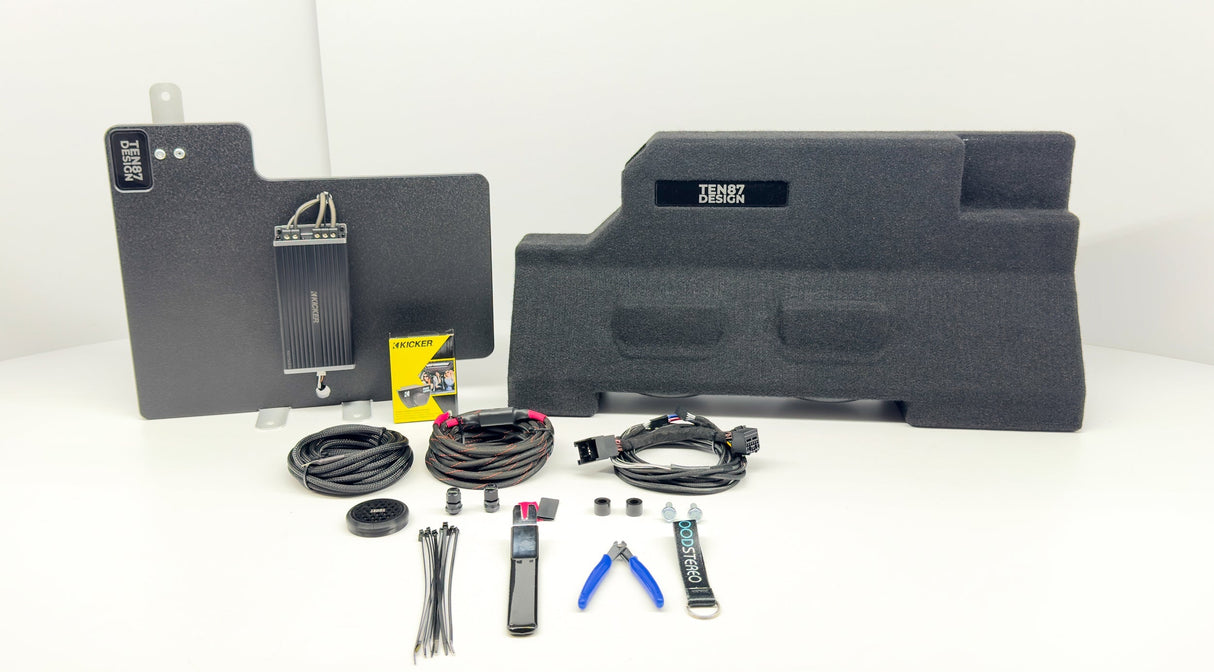 Behind-the-Seat >>> Subwoofer Plug & Play System Ten87 Design