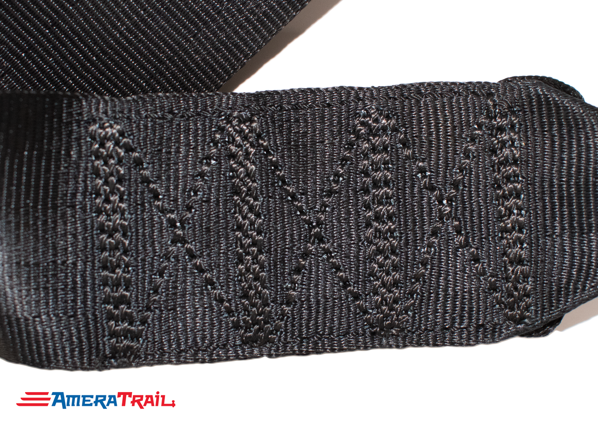 Winch Strap, 20' x 2" w/ Latch Hook, 3,000 lb. Capacity - Black
