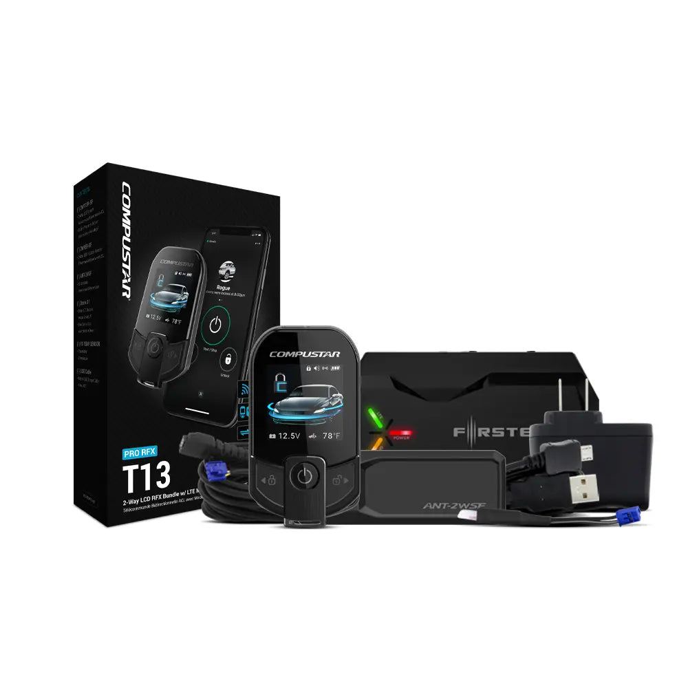 Compustar PRO T13 2-Way RFX Remote Start Bundle with LTE Module