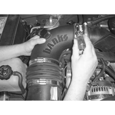 Ram-Air Cold-Air Intake System, Dry Filter for use with 2006-2007 Chevy/GMC 6.6L, LLY/LBZ Far From Stock - Meyer Distributing