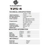 Galeforce Audio T25 Super Tweeter (Single) Galeforce Audio
