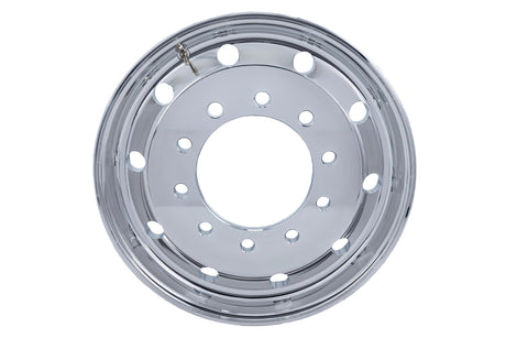 22.5x9 Truck Wheels Flat Face 4pcs Forged Aluminum Rims $342 each BULK PRICE Polished Front Hub Pilot