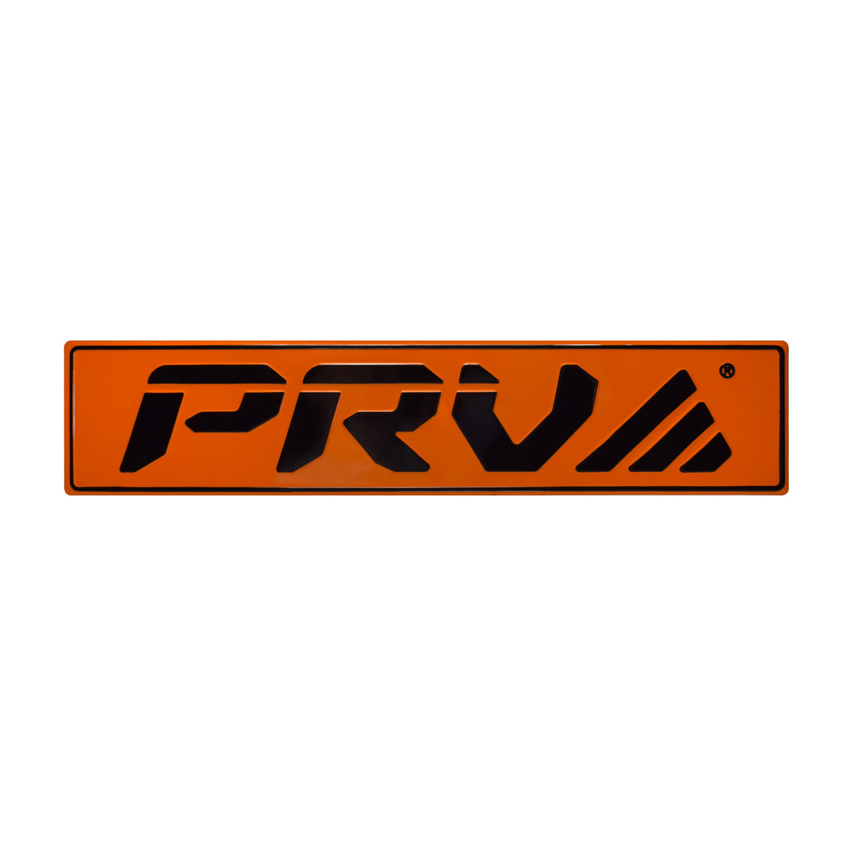 PRV Orange Car Tag Durable Vehicle Accessory