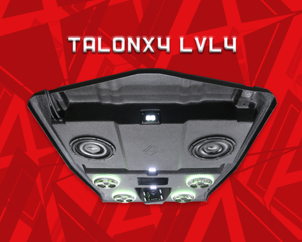 2019+ Honda Talon 1000R-4 / 1000X-4 Stereo Tops (4-Seat)