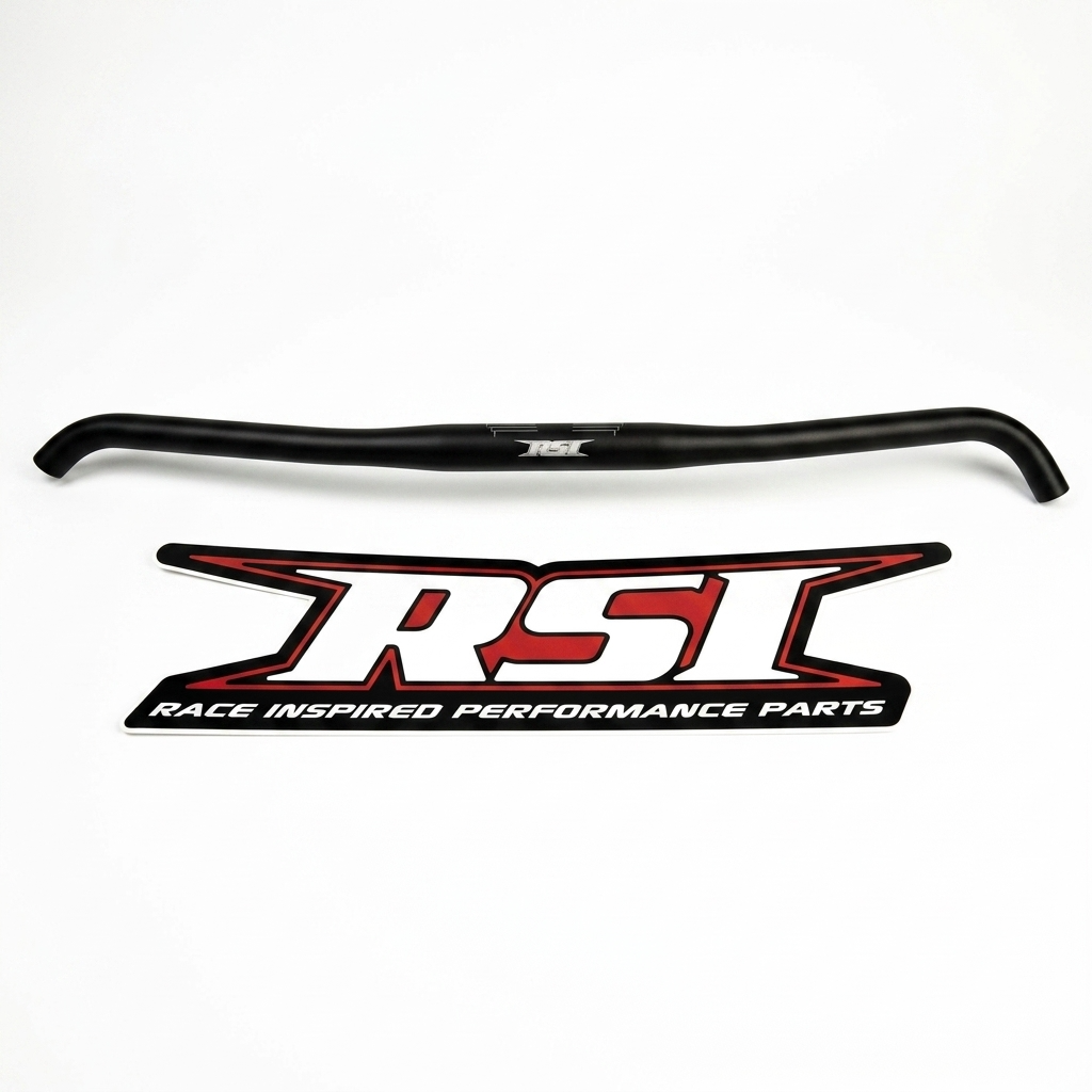 RSI Racing Race Bend Handlebar with Hooks Black Anodized