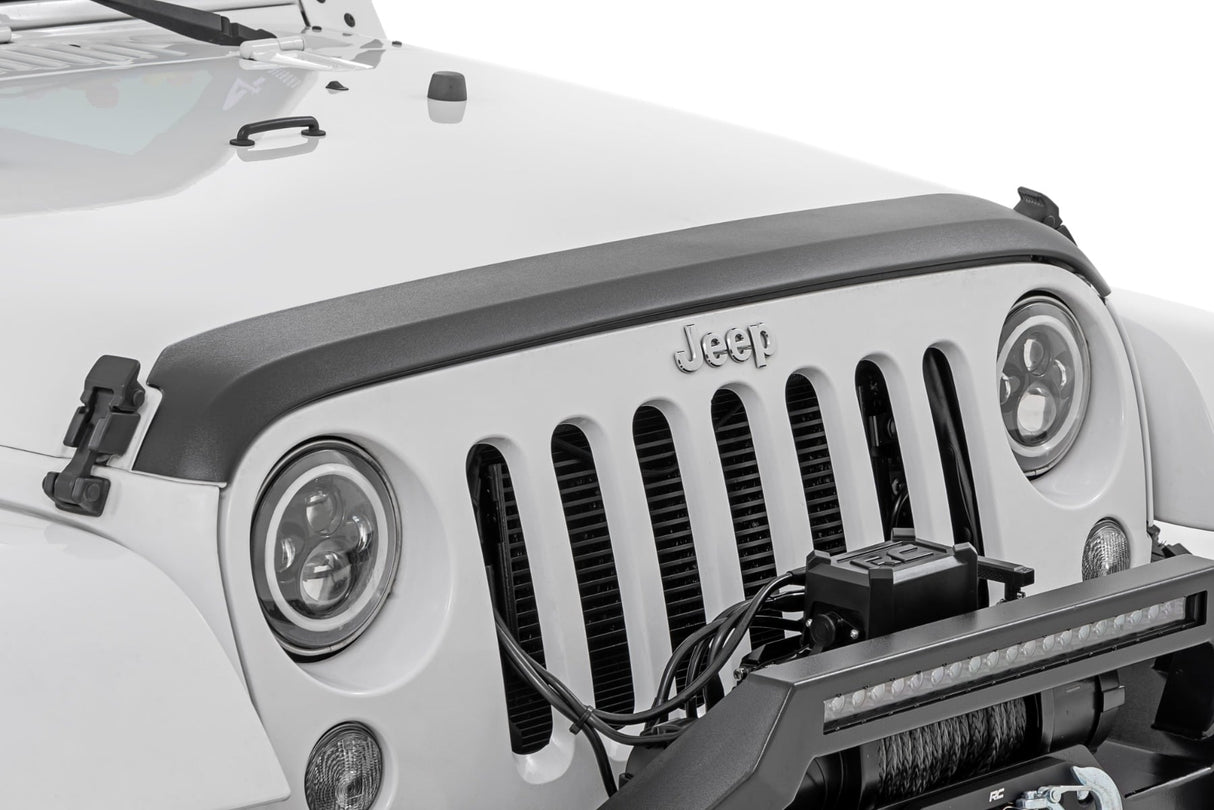 Trail Cladding Hood Protector Jeep Wrangler JK/Wrangler Unlimited (07-18) Rough Country