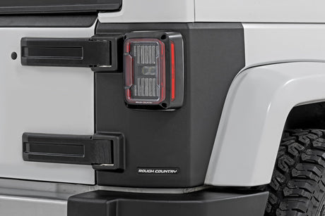 Trail Cladding Rear Corners Jeep Wrangler JK/Wrangler Unlimited (07-18) Rough Country