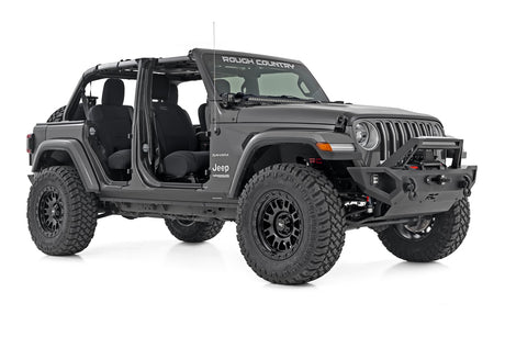 Trail Cladding Rocker Sill Plates Jeep Wrangler Unlimited 4WD (2018-2026) Rough Country