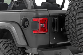 Trail Cladding Rear Corners Jeep Wrangler JL/Wrangler Unlimited (18-26) Rough Country