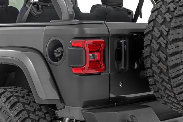 Trail Cladding Rear Corners Jeep Wrangler JL/Wrangler Unlimited (18-26) Rough Country