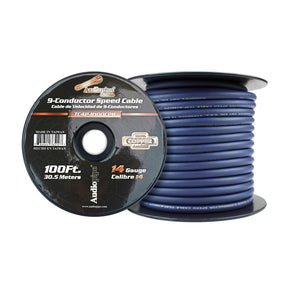 9-Conductor Speed Cable (TC4P-R100CPR) Audiopipe