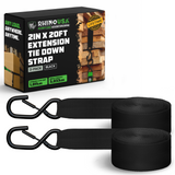 2" x 20' Ratchet Strap Extensions (2-Pack)