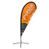 PRV Audio Small Teardrop Flag Double-Sided 2.5ft x 9ft