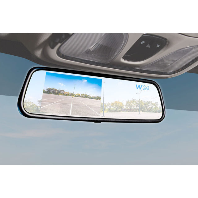 iBEAM TE-CTM45 4.5 Inch Compass/Temp Mirror Monitor iBEAM