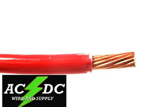 THHN 12 AWG GAUGE RED NYLON PVC STRANDED COPPER BUILDING WIRE AC/DC WIRE AND SUPPLY