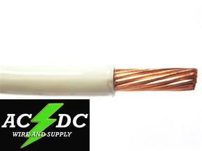 THHN 8 AWG GAUGE WHITE NYLON PVC STRANDED COPPER BUILDING WIRE AC/DC WIRE AND SUPPLY