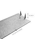 1.5-inch x 3-inch Steel Nail Plates for Wood Studs
