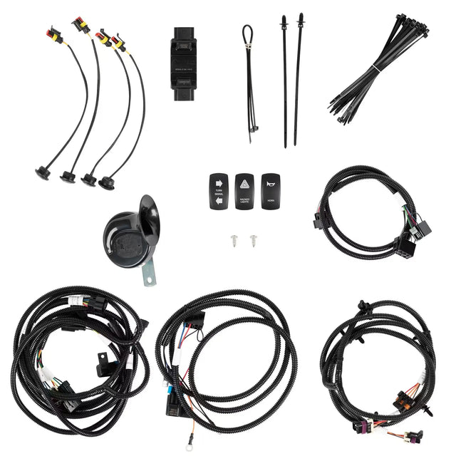 2017-2025 Polaris Ranger 570 Full-Size w/ Round-Tube Cage Complete Turn Signal Kit Bundle Corbin Custom Works LLC