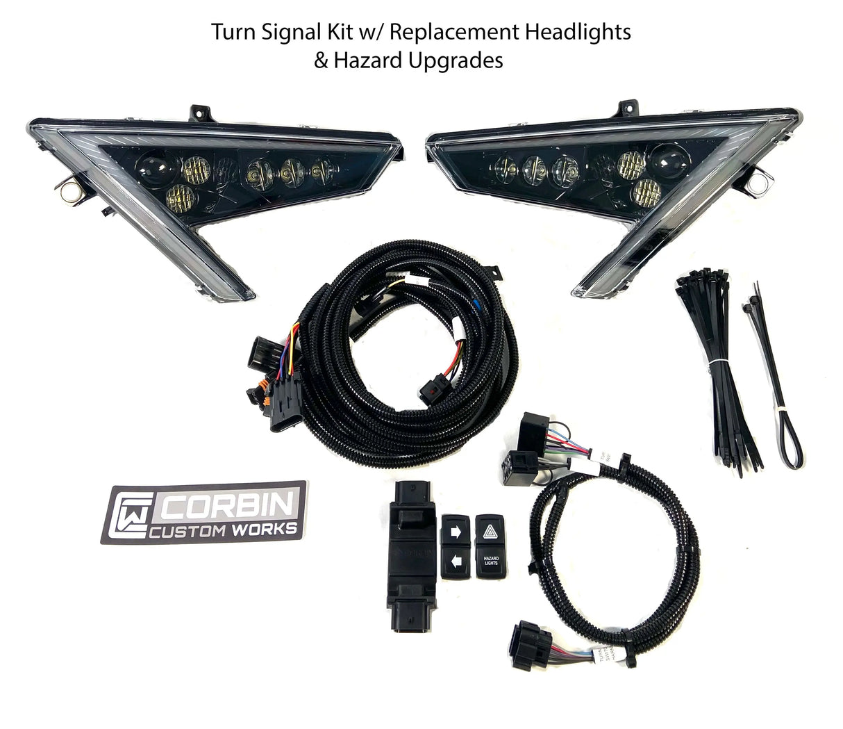 Turn Signal Kits for Polaris RZR UTVs Corbin Custom Works LLC